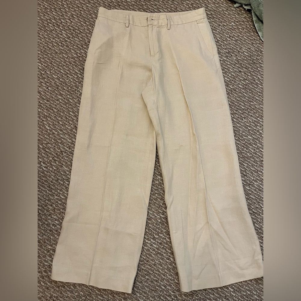 Ralph Lauren Blue Label Linen Tan Pants